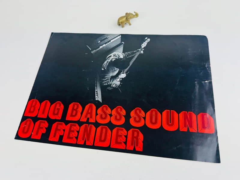 Fender "Big Bass Sound of Fender" Brochure 1968 image 1