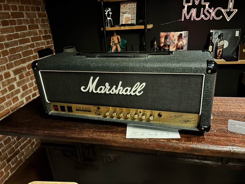 Marshall JCM Slash Signature 2555SL 2-Channel 100-Watt Guitar Amp Head 1996 - 1997 - Black image 1