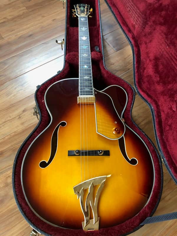 Washburn J-10 Orleans Hollowbody Jazz Guitar Sunburst w Original
