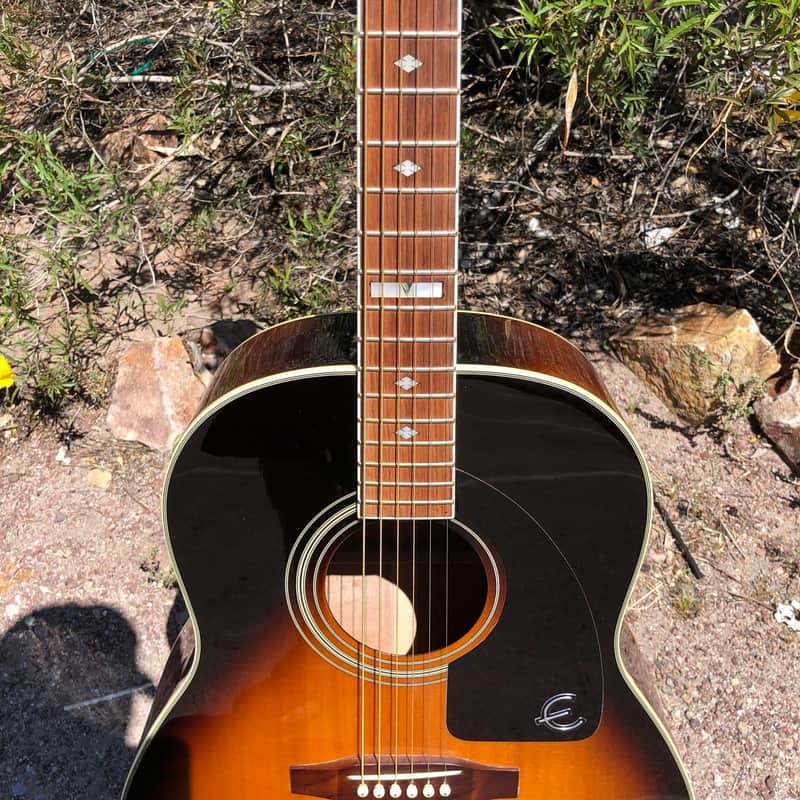Epiphone AJ 18S VSB Vintage Sunburst Acoustic Guitar | Reverb