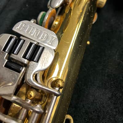 H&A Selmer Bundy Tenor Sax 60's Era - Brass Lacquer image 5
