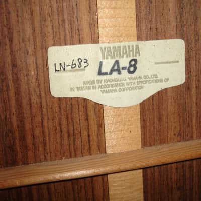 Vintage Yamaha LA-8 Acoustic Guitar - Antique Natural image 4