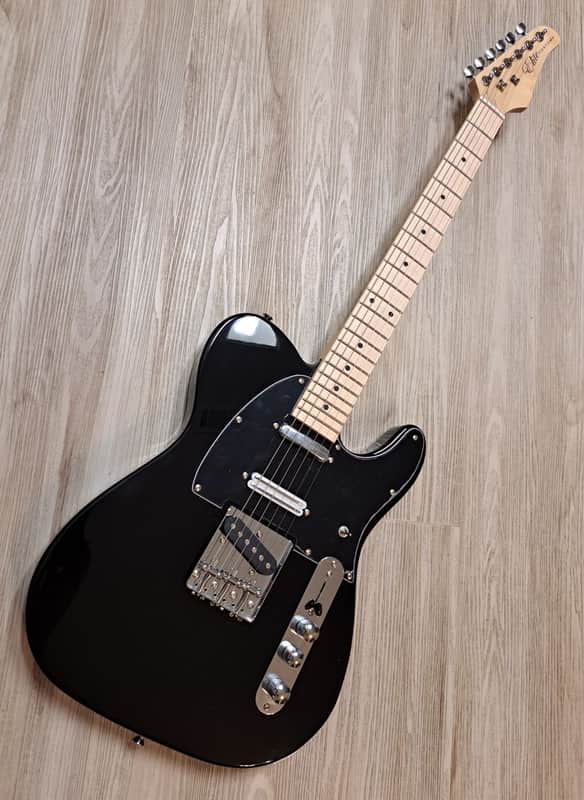 2026 Elite Customs Black Gilmour Mod'd & Look SSS Nashville 3 Pickup Tele Style Electric Guitar Maple neck Telecaster image 1