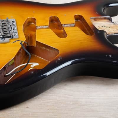 Fender ST-62 '62 Reissue Stratocaster Body 1991 Sunburst Made in Japan MIJ Fujigen Semi-Loaded with Bridge image 6