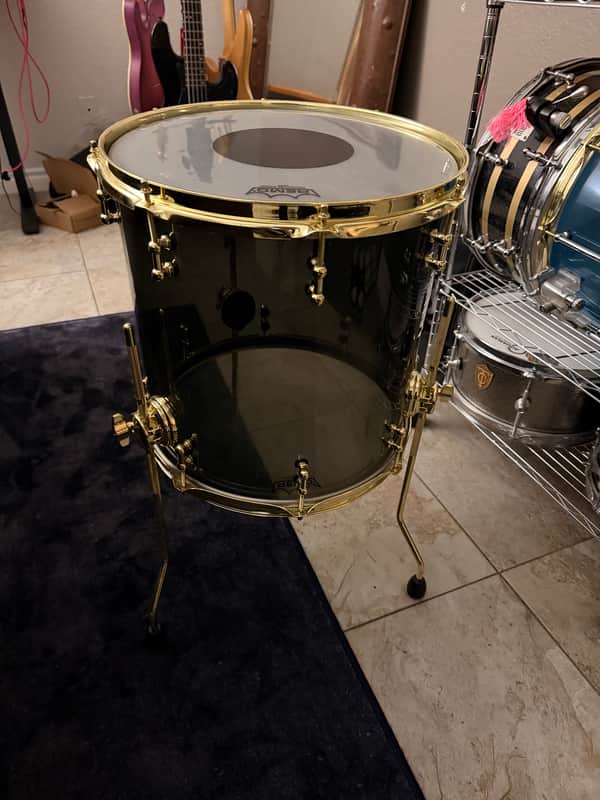 RCI Starlite 14x14 Floor tom 2024 - Smoke acrylic image 1