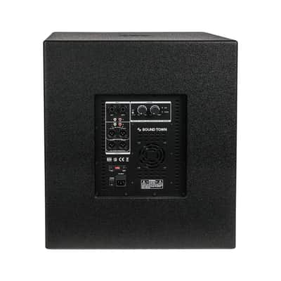 METIS-PRO18AS-PAIR | METIS Series Pair of 18" 2400W Powered PA/DJ Subwoofer with Class-D Amplifier, Plywood, Black image 2