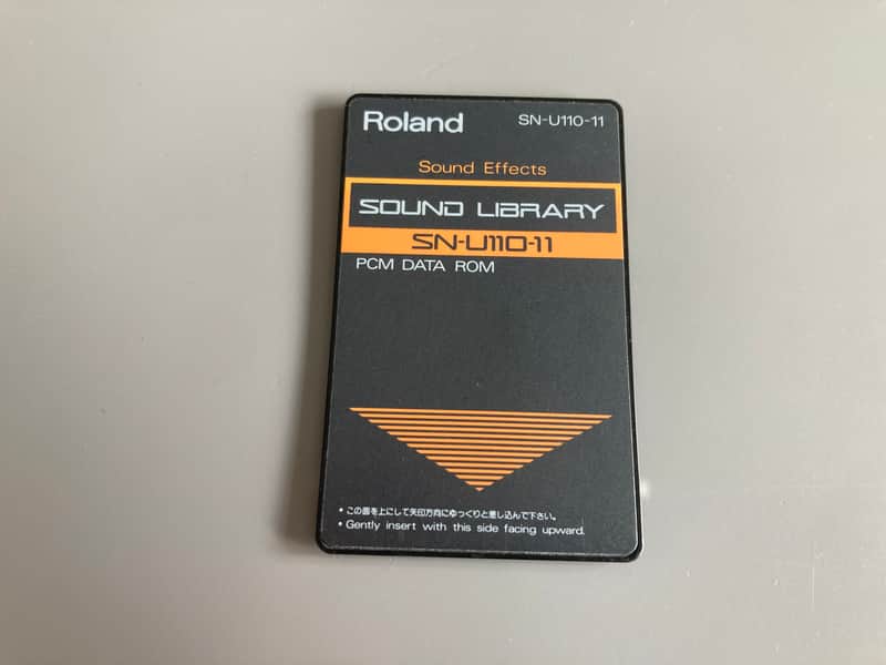 Roland SN-U110-11 "Sound Effects" PCM ROM card image 1