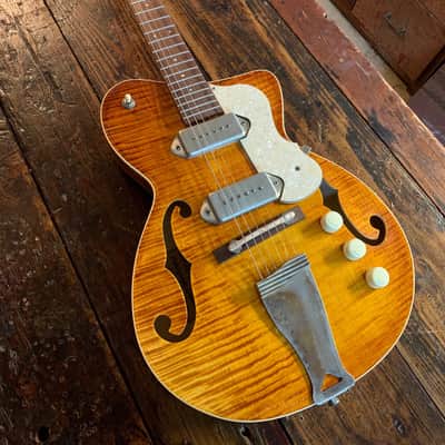 Retrograde Guitars Cambridge Hollow Body 2021 Honey Amber Varnish NEW (Authorized Dealer) image 13
