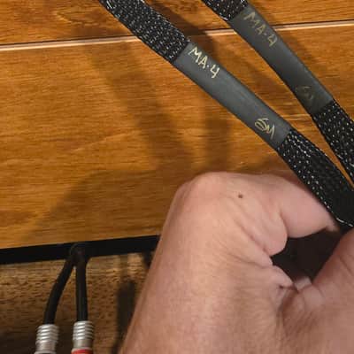 Immagine Morrow Audio MA4 RCA/RCA 1M Pair 2024 - Black - 2