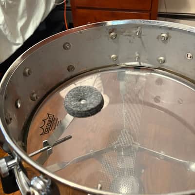 Slingerland Rare “Buddy Rich” TDR 5x14" 10-Lug Chrome Over Brass Shell Snare Drum 1976-77 Excellent! image 6
