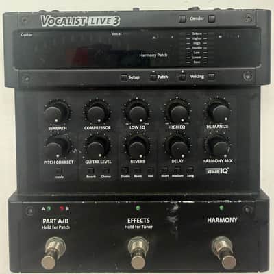 Digitech Vocalist Live 3 Vocal Multi Effects Processor Pedal + Power Supply image 2