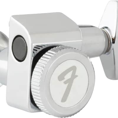 Genuine Fender ALL SHORT POST/Locking/2-pin/F-Logo/Chrome Strat/Tele Tuners image 9