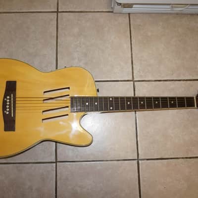 Thin body acoustic electric guitar image 2