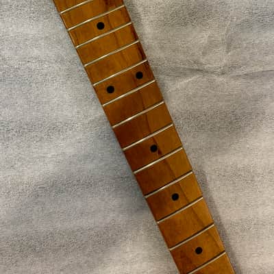 Guitar Mill Telecaster Neck 2026 - 1 pc Roasted Maple Aged Nitro + Gotoh Tuners & Bone Nut image 5