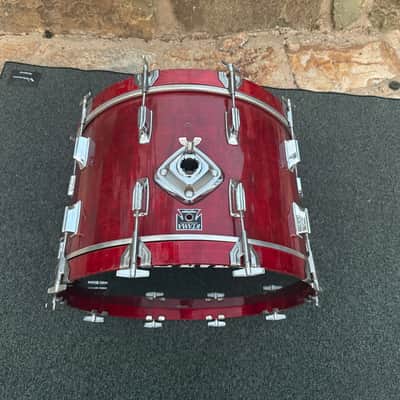 Tama Superstar 22x14 Bass Drum Cherry Wine - 80's image 2