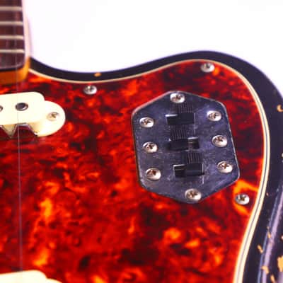 Fender Jaguar 1963 - Sunburst - cool sounding and all original Pre-CBS Jaguar with original hard case - check video! image 17