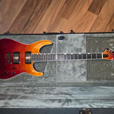 ESP E-II NT-II - Tiger Eye Amber Fade image 3