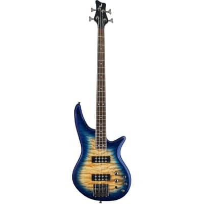 Jackson JS3Q Spectra Bass IV - Amber Blue Burst image 2