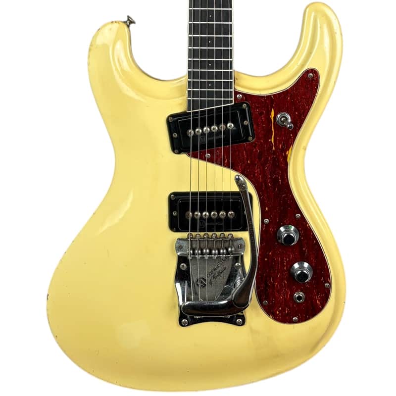 Mosrite The Ventures Model - Vintage White image 1
