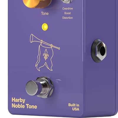 Harby Pedals Nobel Tone OD/Boost/Distortion Guitar Effect Pedal Made in USA NEW image 2