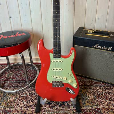 Fender Limited Edition Custom Shop 1963 Stratocaster Journeyman Relic RW 2025 - Aged Fiësta Red image 1