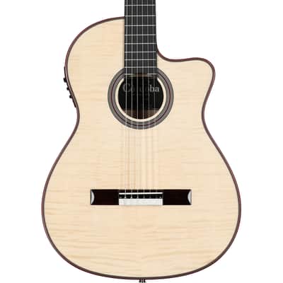 Cordoba Fusion 12 Classical Acoustic-Electric Guitar, White Sands image 5