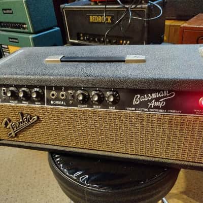 Vintage 1 owner 1965 Fender Bassman Head Free Shipping! image 1