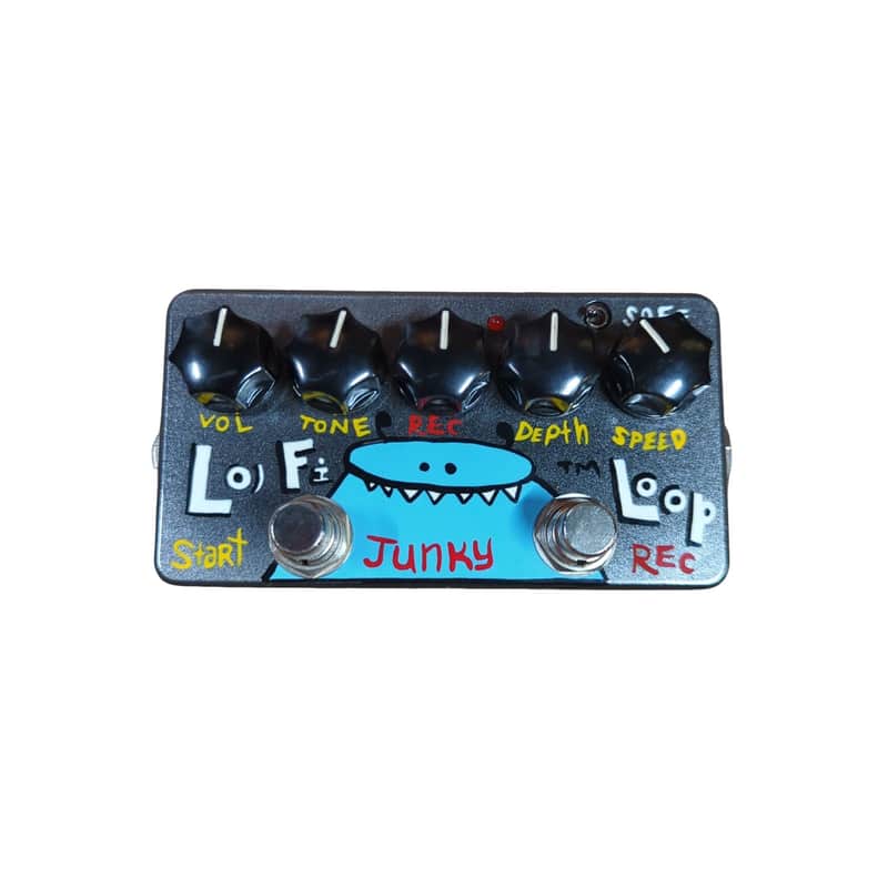 Used ZVEX Hand Painted Lo-Fi Loop Junky Looper Pedal image 1