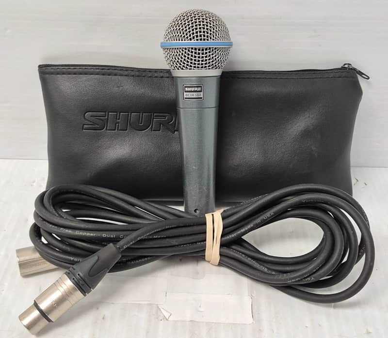 Shure BETA 58A Handheld Supercardioid Dynamic Microphone 1996 - Present - Black Bild 1