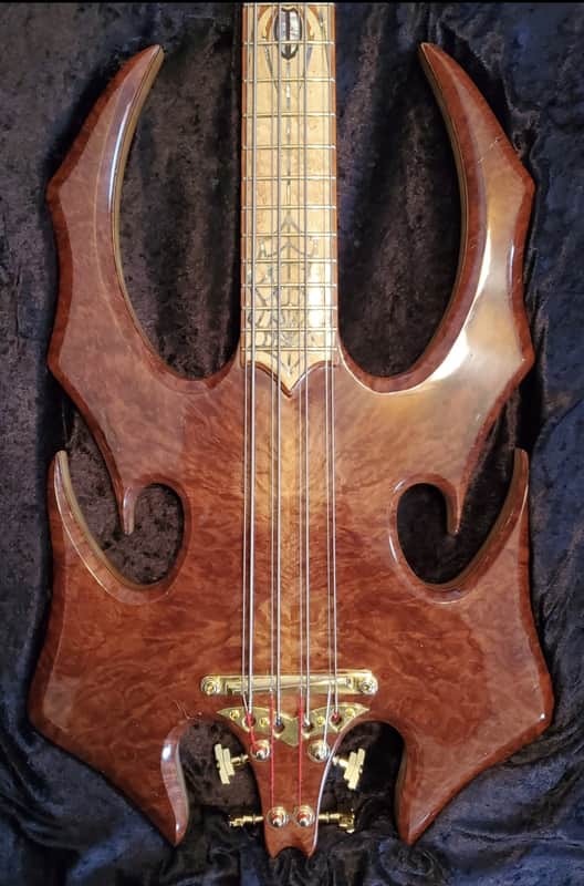 RockHewer Custom Arachnophilia 8 2017 Red Malleé Burl Gloss image 1