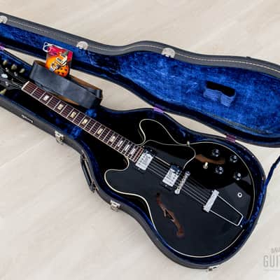 1972 Gibson ES-335 TD Vintage Semi-Hollow Guitar Ebony w/ Embossed T Tops & Case, Gord Miller image 21