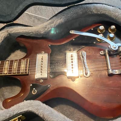 Kay  Montclair Apollo 1960's Mahogany Vintage Electric Guitar Bigsby image 14