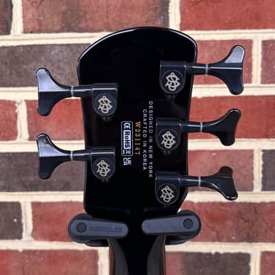 Spector NS Ethos HP 5-String, Solid Black Gloss, EMG 40DC Pickups, Darkglass Tone Capsule, Gig Bag image 8
