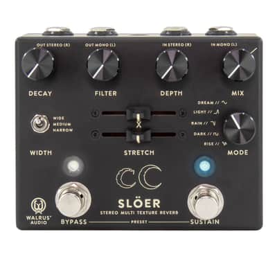 Walrus Audio SLOER Stereo Ambient Reverb Pedal - Black imagen 1