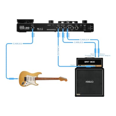 NUX MG-30 Multi Effect Guitar Amp Modeler image 3