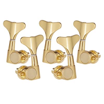 1 Set Gold Bass Guitar Tuners Machine Heads Tuning Pegs 3R2L image 2