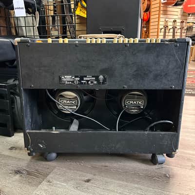 Crate RFX120 Retrofex 3-Channel 120-Watt 2x12" Guitar Combo with DSP Effects 2000s - Black image 8