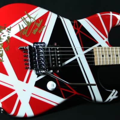 Charvel EVH Art Series Tour 2012 - Van Halen Striped and Stage Played Guitar image 4