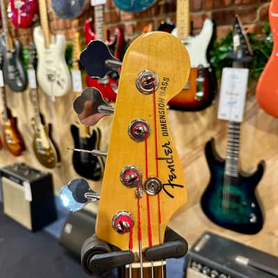 Fender American Deluxe Dimension Bass IV 2014 - 2016 - Cayenne Burst image 2