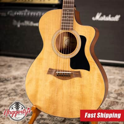 Taylor 112ce Grand Concert Acoustic/Electric Guitar with Gig Bag image 1
