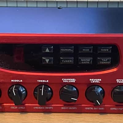 Line 6 POD Pro Rackmount Multi-Effect and Amp Modeler 2001 - 2003 - Red image 1