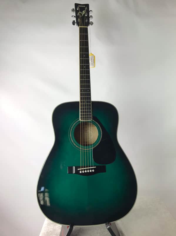 80s Yamaha FG-435A Green Burst | Reverb