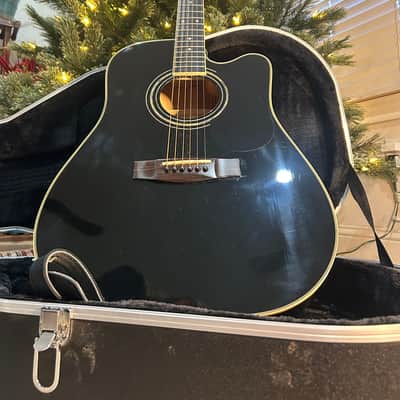 Zager 50-Series Cutaway Acoustic-Electric (CE/BK), Signed — Excellent/Near-Mint Condition + Hard Case image 5