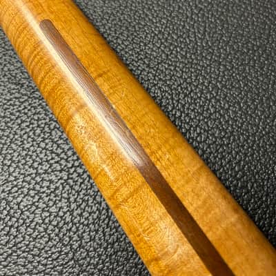 Musikraft Flame Maple Relic USA Stratocaster Neck with Tuners image 15