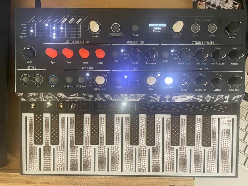 Arturia MicroFreak 25-Key Algorithmic Synthesizer 2019 - Present - Black image 1