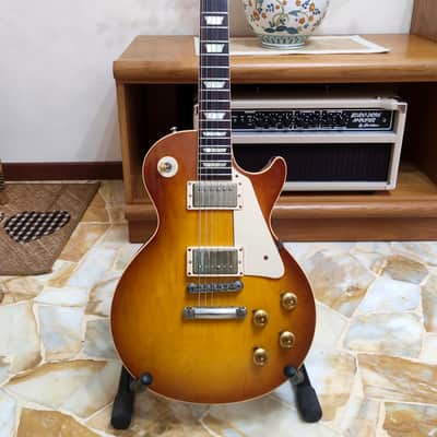 2013 Gibson Custom Shop Les Paul Standard Reissue 1958 R8 Iced Tea Burst 2013 - Iced Tea Burst image 2
