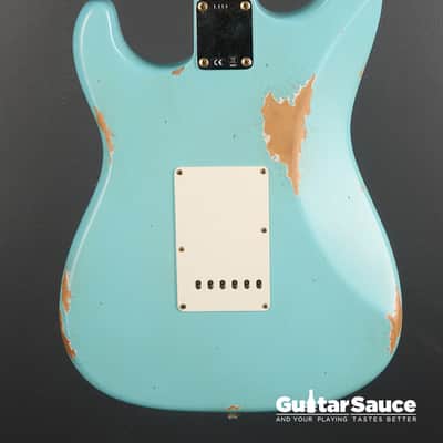 Fender Custom Shop Limited 64 L-Series Stratocaster Heavy Relic Aged 2025 - Daphne Blue (COD 1928NG) image 13