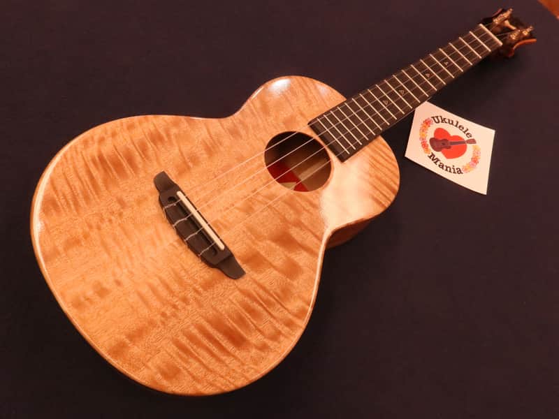 Rebel Curly Mango Gloss Tenor with Ebony Fretboard & Bridge #5151 image 1