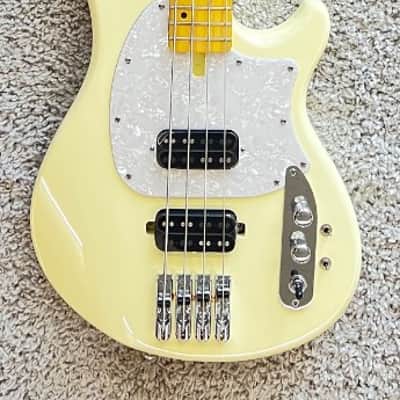 Schecter 2492-SHC CV-4 Ivory 4-String RH Electric Bass with Maple Fingerboard image 1