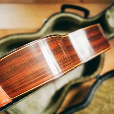 1970s Ryoji Matsuoka M40 – Handcrafted in Japan| Solid Top | Low Action | Hard Case  | Vintage Classical Tone image 15